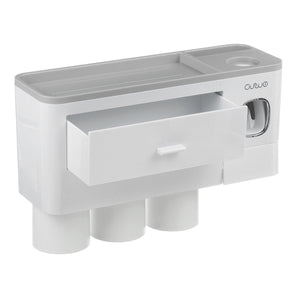 Magnetic toothbrush holder, drawer rack, toothpaste squeezer, toiletry set.