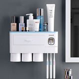 Magnetic toothbrush holder, drawer rack, toothpaste squeezer, toiletry set.