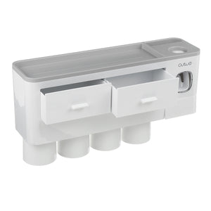 Magnetic toothbrush holder, drawer rack, toothpaste squeezer, toiletry set.