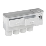 Magnetic toothbrush holder, drawer rack, toothpaste squeezer, toiletry set.