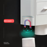 Magnetic toothbrush holder, drawer rack, toothpaste squeezer, toiletry set.