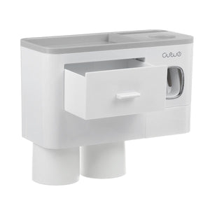 Magnetic toothbrush holder, drawer rack, toothpaste squeezer, toiletry set.