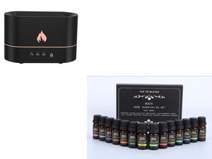 Silent flame aromatherapy machine, humidifier, atmosphere light, home decor.