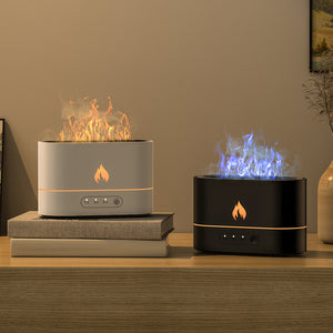 Silent flame aromatherapy machine, humidifier, atmosphere light, home decor.